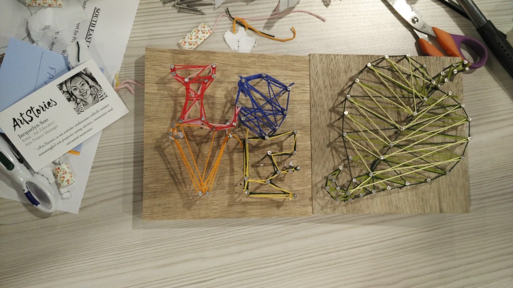 String Art for a group of MOE&nbsp;teachers