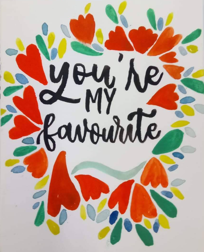 Typography + Brush Lettering&nbsp;Art