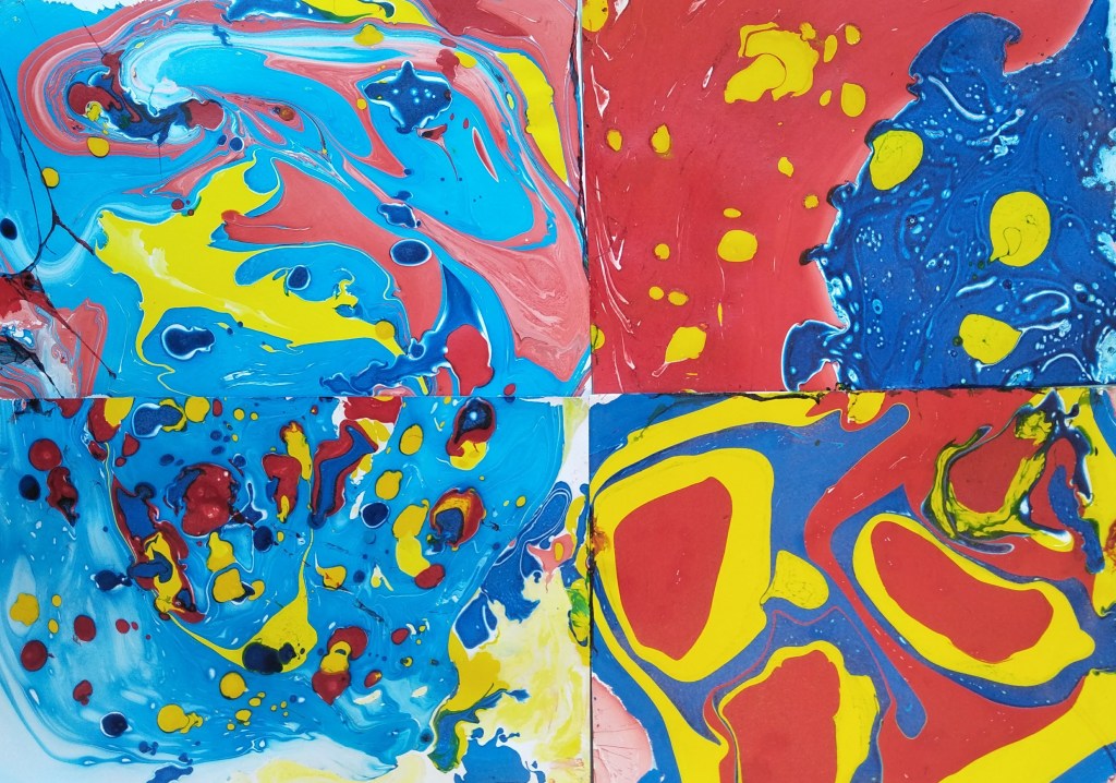 Paper Marbling Waves