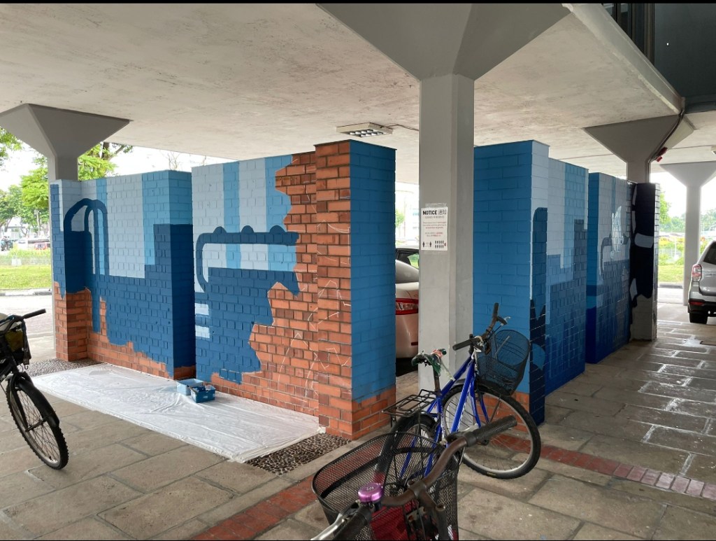 Mural with PUB&nbsp;Singapore