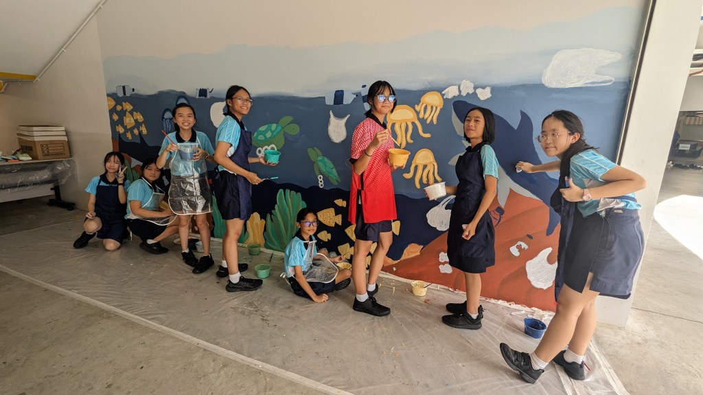 Punggol Cove Primary school Wall Mural&nbsp;Project