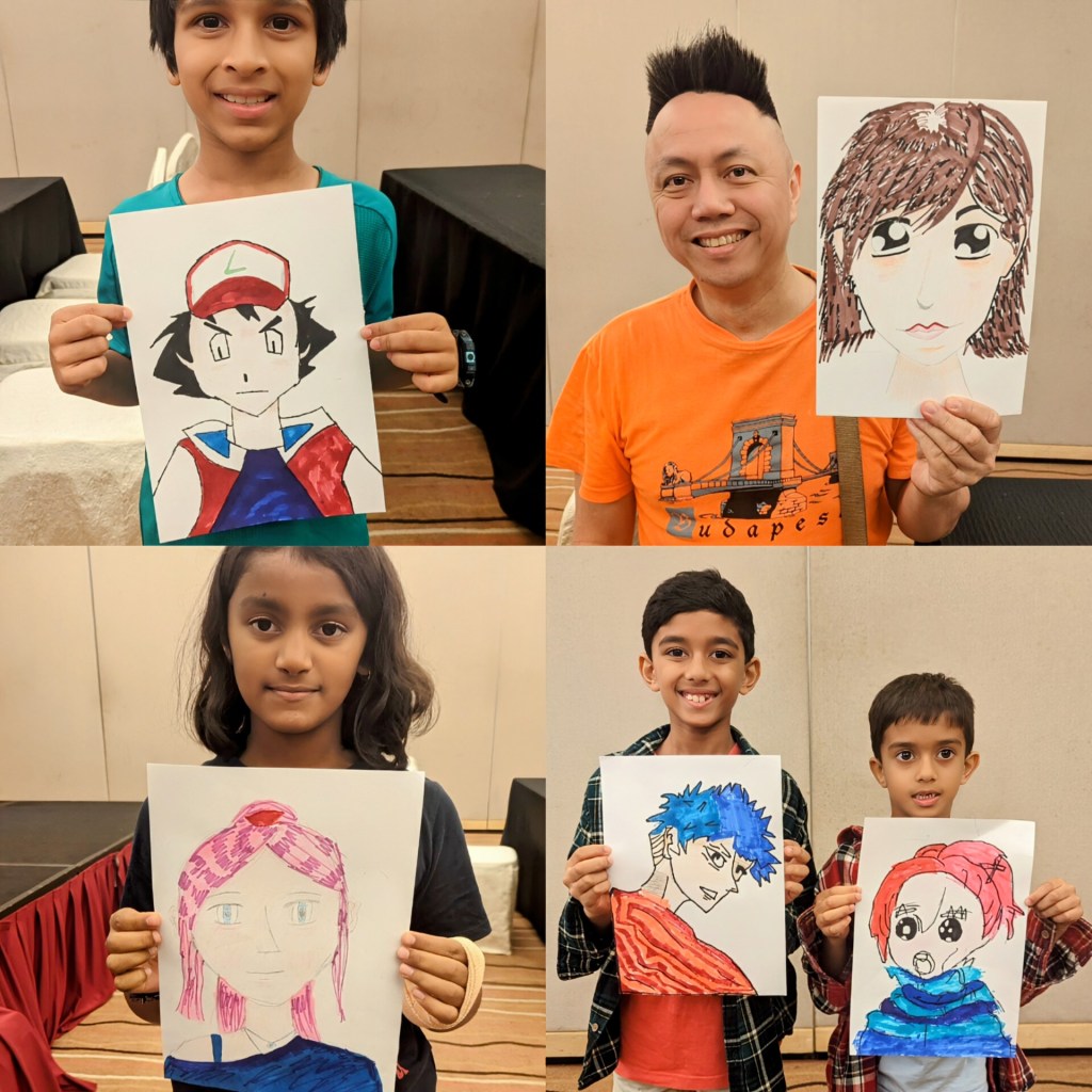 Manga Art Drawing class At Singapore Swimming&nbsp;Club