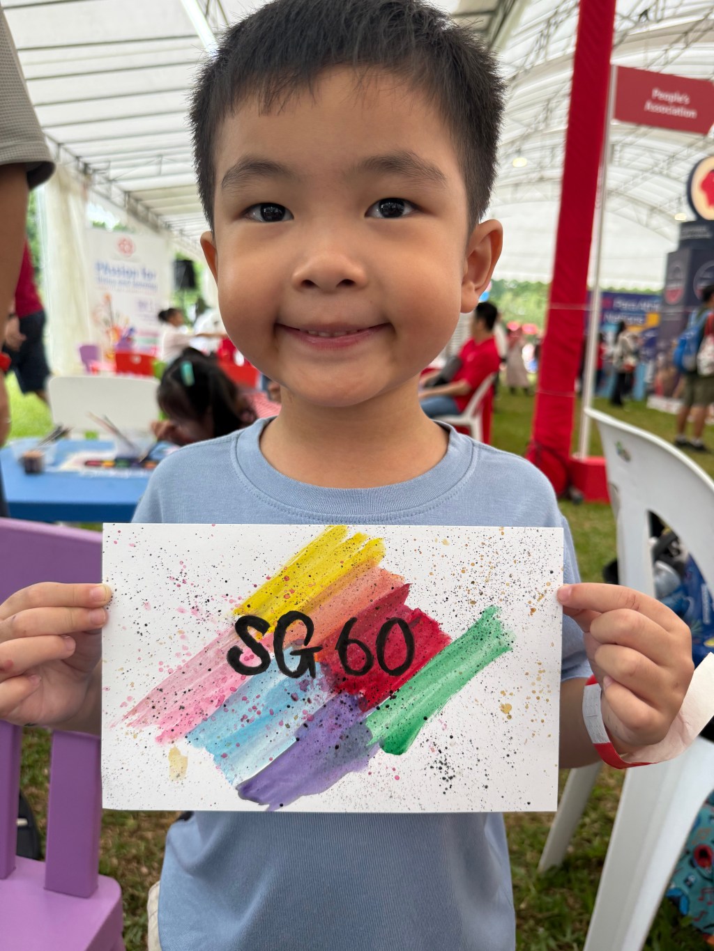 Istana National Day Brush Lettering&nbsp;Art