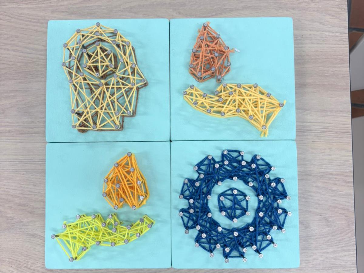 YuYing Secondary School String Art&nbsp;mural