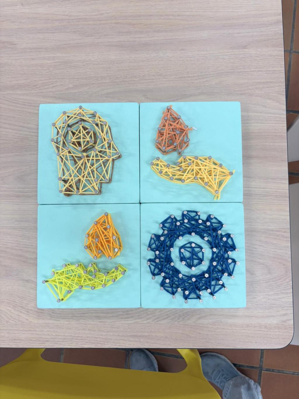 YuYing Secondary School String Art&nbsp;mural