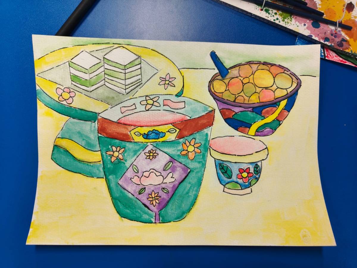 Yang Zhen Primary School Peranakan Art, Watercolour&nbsp;Programme
